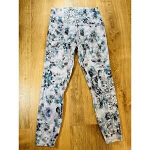 Lululemon High Rise Crop Align Ankle 25" Leggings Pants Kaleidofloral Women's 8